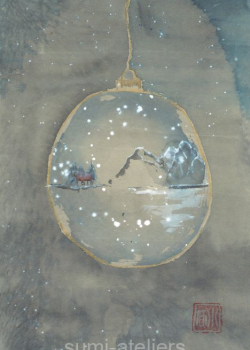 Glaskugel - 24,5x16,5